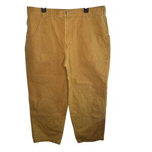 Vintage L.L. Bean Men's Canvas Work Pants Size 40x32 Durable Relaxed Fit ***READ